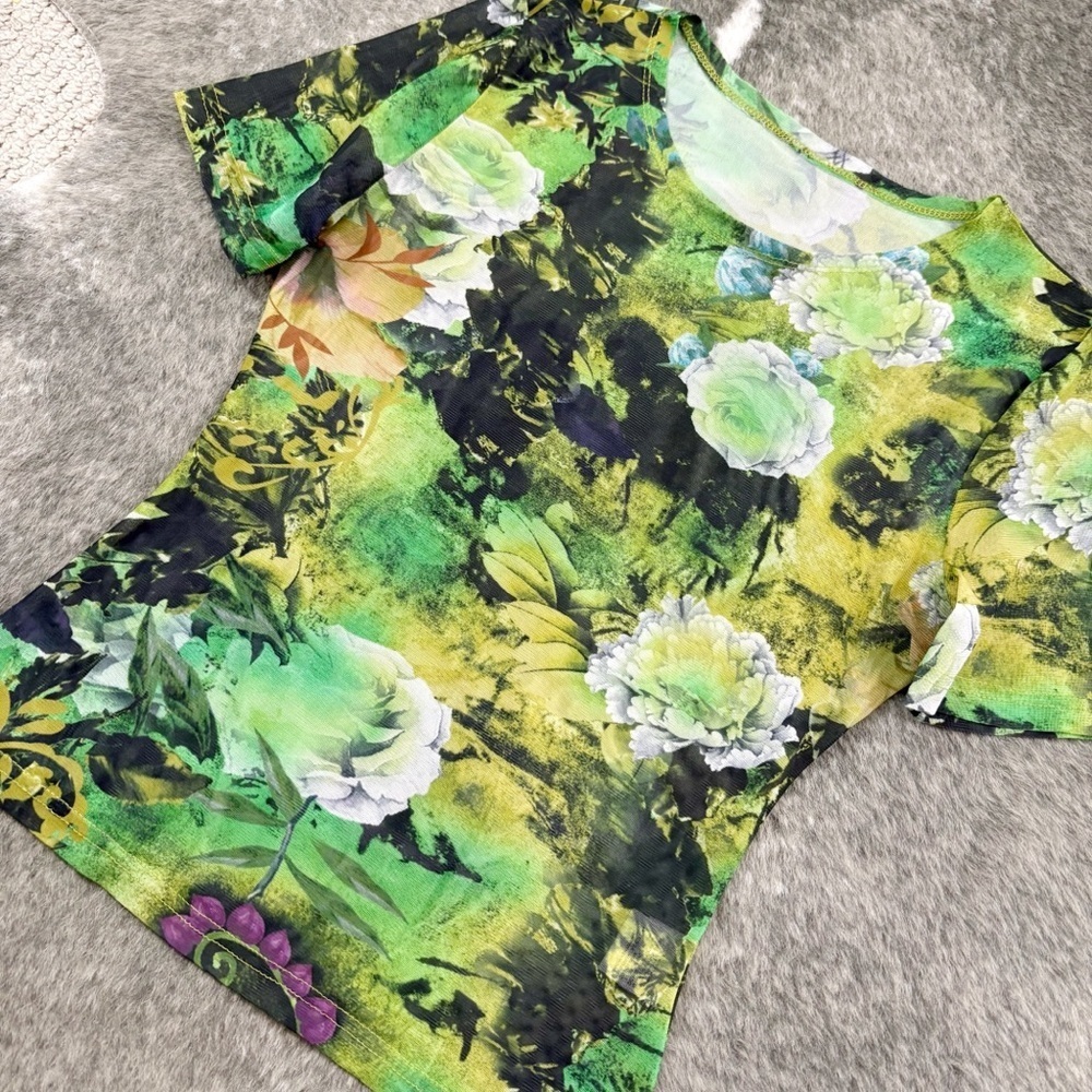 Mesh Floral Top Small - Picture 3 of 10